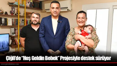 Çiğli’de “Hoş Geldin Bebek” Projesiyle destek sürüyor