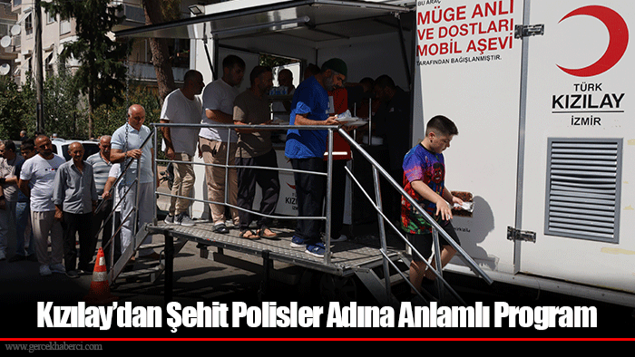 Kızılay’dan Şehit Polisler Adına Anlamlı Program