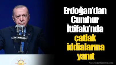 Erdoğan'dan Cumhur İttifakı'nda çatlak iddialarına yanıt