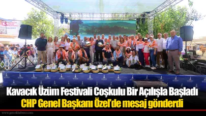 Kavacık Üzüm Festivali Coşkulu Bir Açılışla Başladı