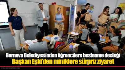 Bornova Belediyesi’nden öğrencilere beslenme desteği