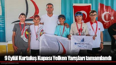 9 Eylül Kurtuluş Kupası Yelken Yarışları tamamlandı