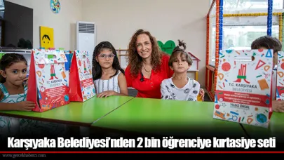 Karşıyaka Belediyesi’nden 2 bin öğrenciye kırtasiye seti