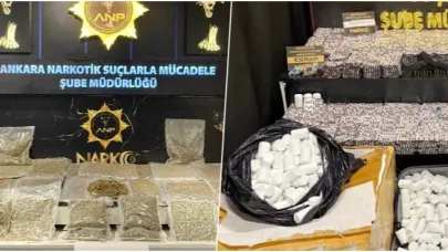 İki haftalık bilanço: 1,2 ton uyuşturucu madde ve 2,8 milyon uyuşturucu hapa el konuldu