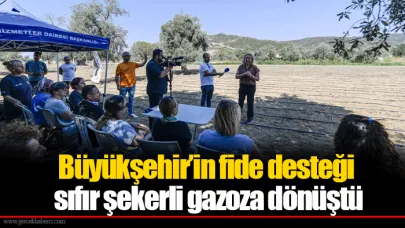 Büyükşehir’in fide desteği sıfır şekerli gazoza dönüştü