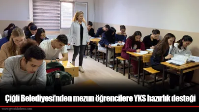 Çiğli Belediyesi’nden mezun öğrencilere YKS hazırlık desteği
