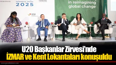 U20 Başkanlar Zirvesi’nde İZMAR ve Kent Lokantaları konuşuldu