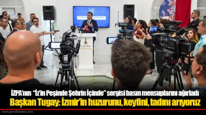 İZPA’nın  “İz’in Peşinde Şehrin İçinde” sergisi basın mensuplarını ağırladı