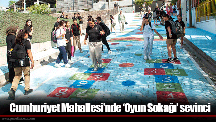 Cumhuriyet Mahallesi’nde ‘Oyun Sokağı’ sevinci