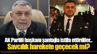 AK Partili başkanı şantajla istifa ettirdiler... Savcılık harekete geçecek mi?