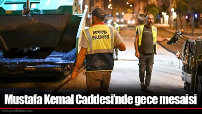 Mustafa Kemal Caddesi’nde gece mesaisi