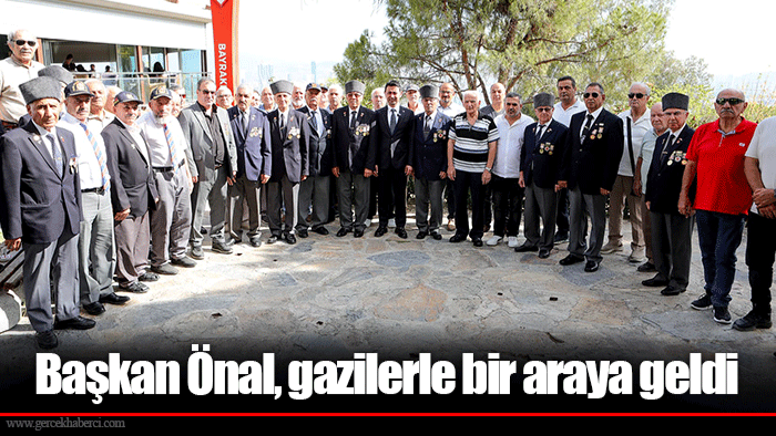 Başkan Önal, gazilerle bir araya geldi