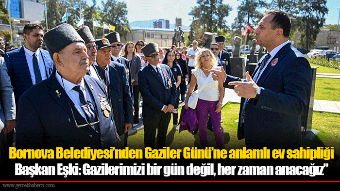 Bornova Belediyesi’nden Gaziler Günü’ne anlamlı ev sahipliği