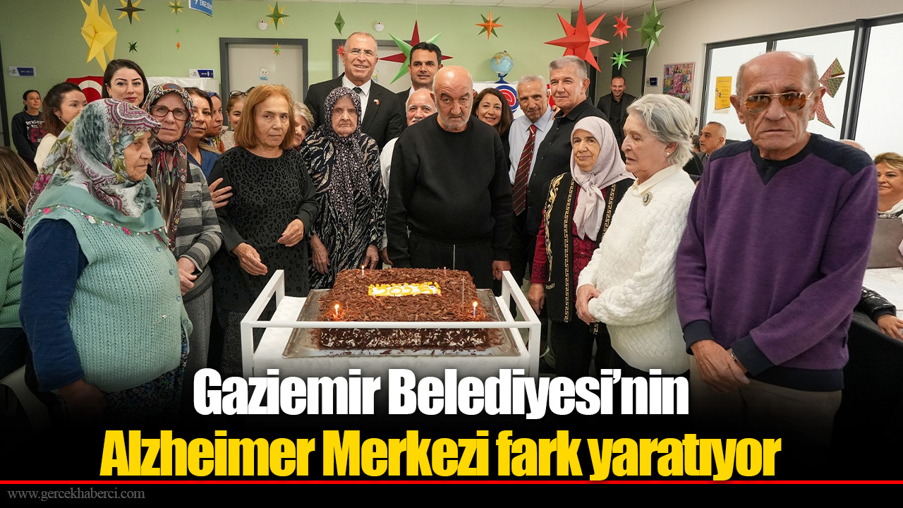 Gaziemir Belediyesi’nin Alzheimer Merkezi fark yaratıyor