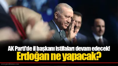 AK Parti'de il başkanı istifaları devam edecek! Erdoğan ne yapacak?
