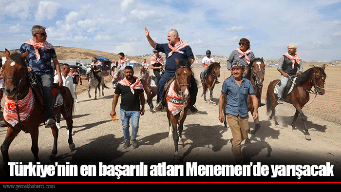 Türkiye’nin en başarılı atları Menemen’de yarışacak
