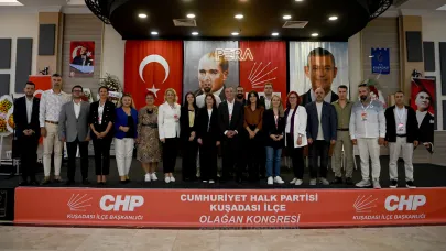 CHP Kuşadası İlçe Örgütü'nde Mehmet Gürbilek güven tazeledi