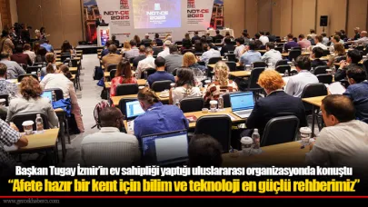 Başkan Tugay İzmir’in ev sahipliği yaptığı uluslararası organizasyonda konuştu