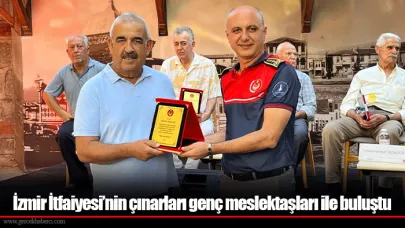 İzmir İtfaiyesi’nin çınarları genç meslektaşları ile buluştu