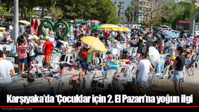 Karşıyaka’da ‘Çocuklar için 2. El Pazarı’na yoğun ilgi