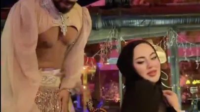 Bir Mekanda Dans Eden Tesettürlü Kadın ve Zenne Gözaltına Alındı