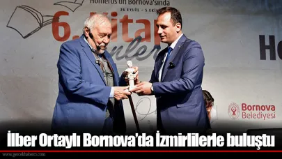 İlber Ortaylı Bornova’da İzmirlilerle buluştu