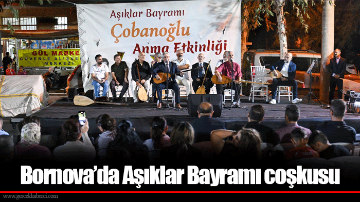 Bornova’da Aşıklar Bayramı coşkusu