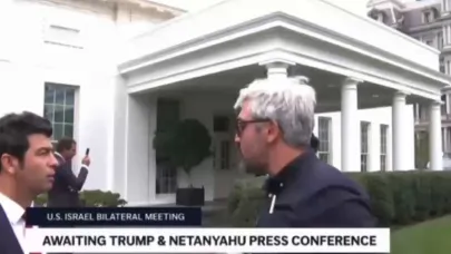 NTV Washington Temsilcisi Hüseyin Günay'ın küfürlü konuşması kameralara yakalandı
