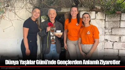 Dünya Yaşlılar Günü’nde Gençlerden Anlamlı Ziyaretler