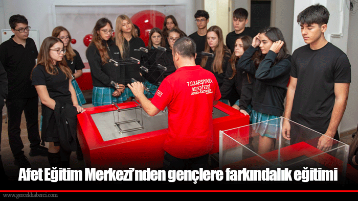 Afet Eğitim Merkezi’nden gençlere farkındalık eğitimi