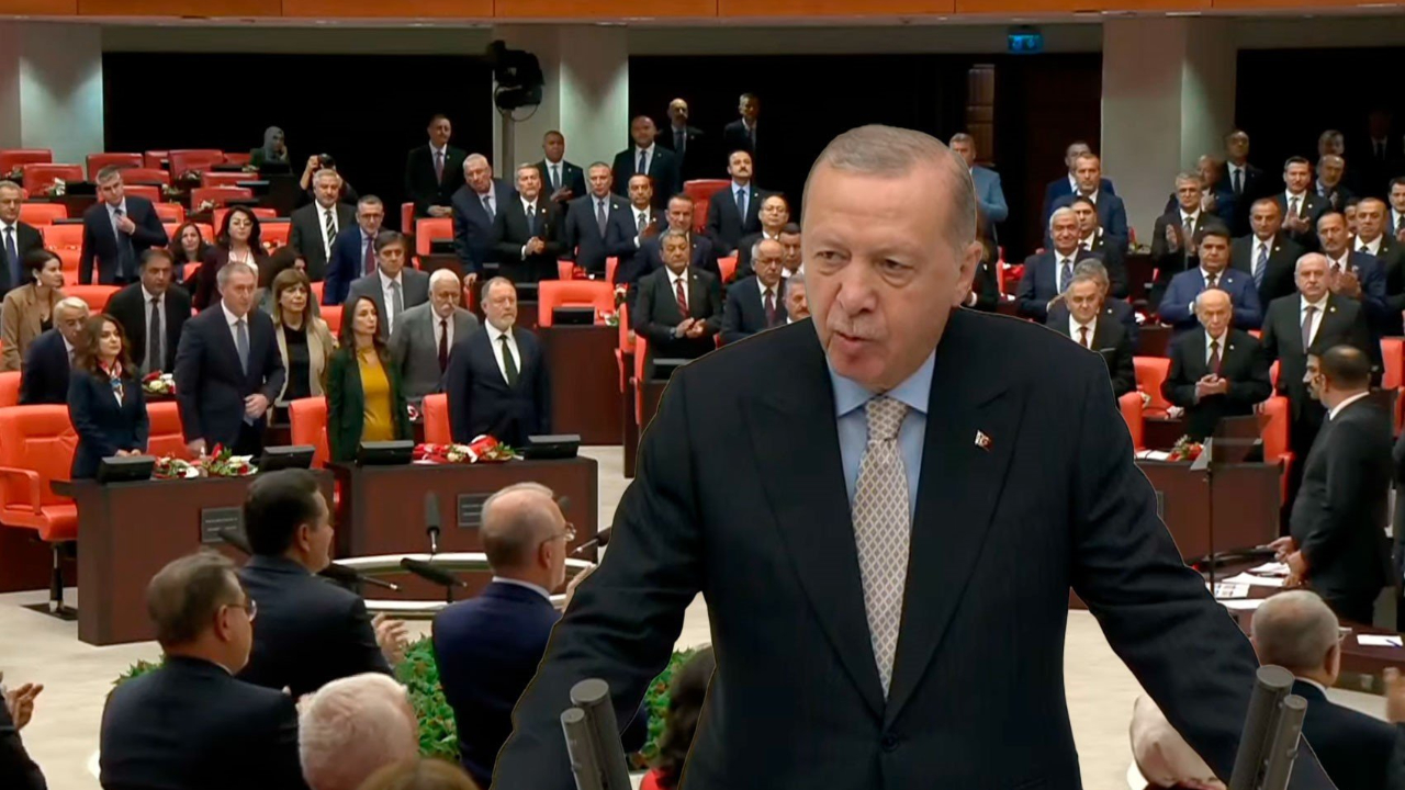 TBMM açılışında tüm partiler Erdoğan'ı ayakta karşıladı: CHP, TİP ve EMEP'ten protesto