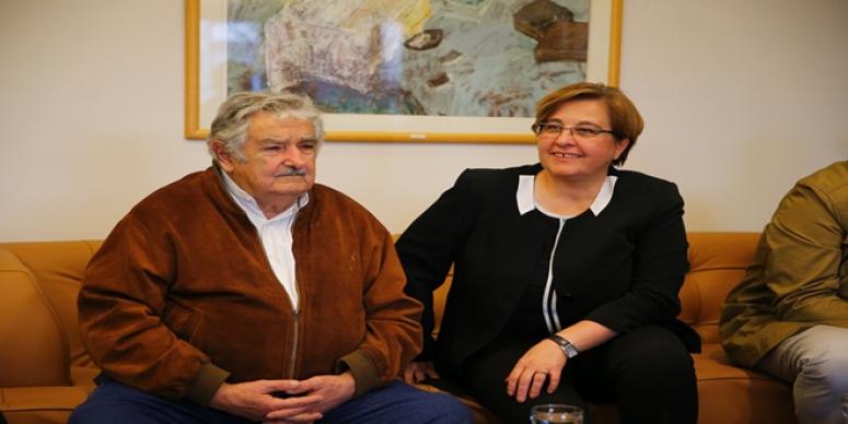 Pekdaş, Saraysız Başkanı konuk etti