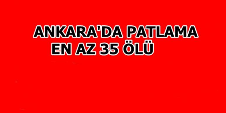 ANKARA BARIŞ MİTİNGİNDE PATLAMA: 35 ÖLÜ