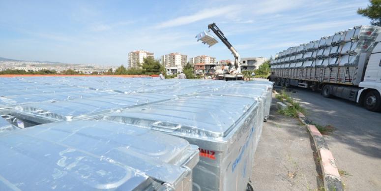 BÜYÜKŞEHİR’DEN İLÇE BELEDİYELERE.. 20 BİN KONTEYNER GELİYOR