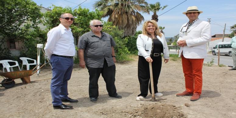 LİMANTEPE KAZILARINA İLK KAZMAYI BAŞKAN SİBEL UYAR VURDU