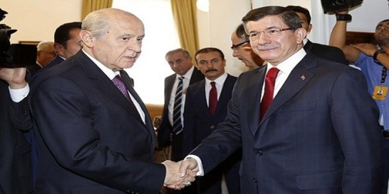 DAVUTOĞLU BAHÇELİ'DEN RANDEVU TALEP ETTİ