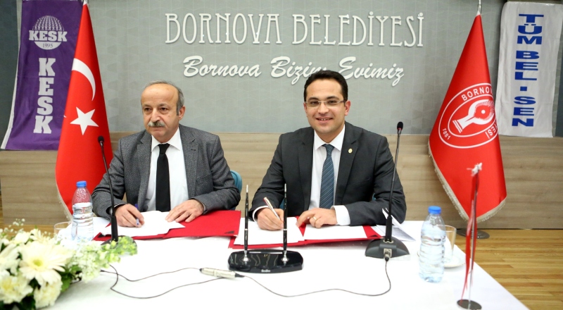 BORNOVA BELEDİYESİ EMEKÇİNİN YANINDA