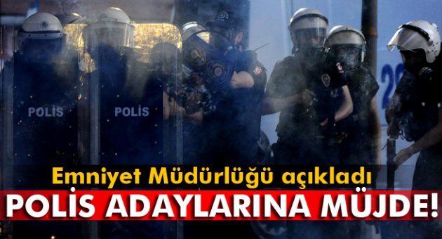 6 BİN POLİS ADAYI ALINACAK!