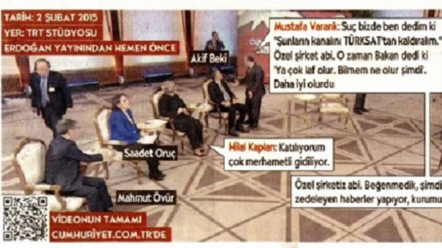 CEMAAT KANALLARINA SANSÜR TALİMATI KAMERAYA TAKILDI!