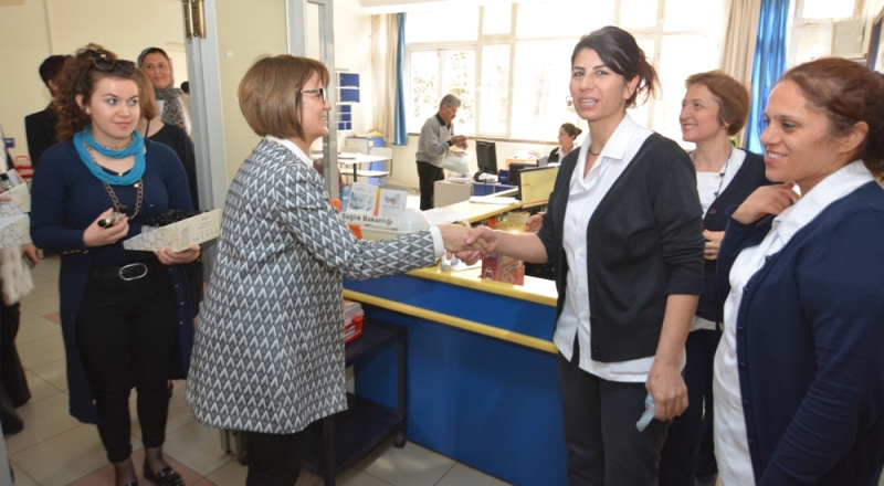 8 Mart Dünya Emekçi Kadınlar Günü Hastane ziyareti