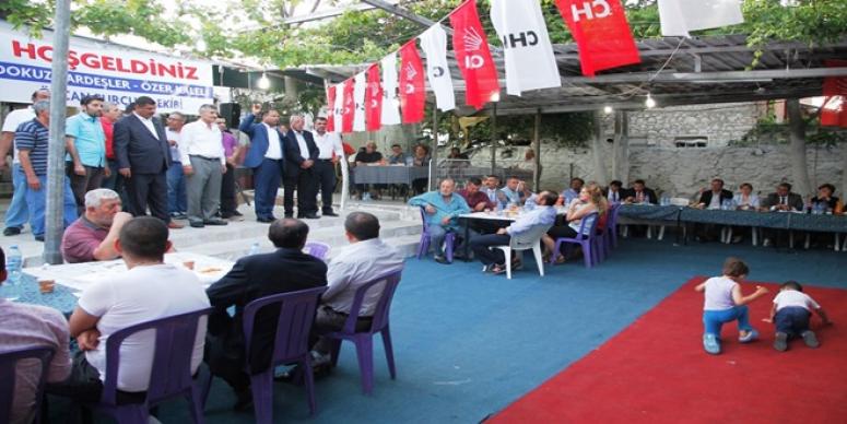 CHP ADAYLARI EGE MAHALLESİ’NDE BULUŞTU