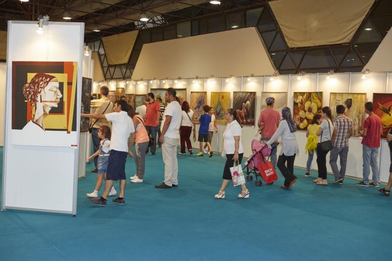 FUAR’DA SANAT ŞÖLENİ… 9 ÜLKE, 75 SANATÇI, 210 ESER
