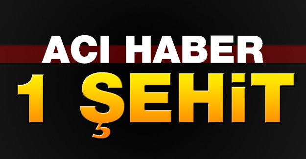 ACI HABER: 1 ŞEHİT!