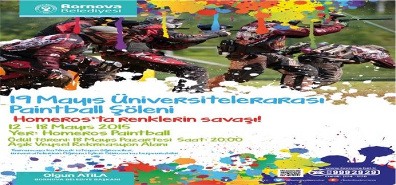 BORNOVA’DA PAİNTBALL HEYECANI YAŞANACAK