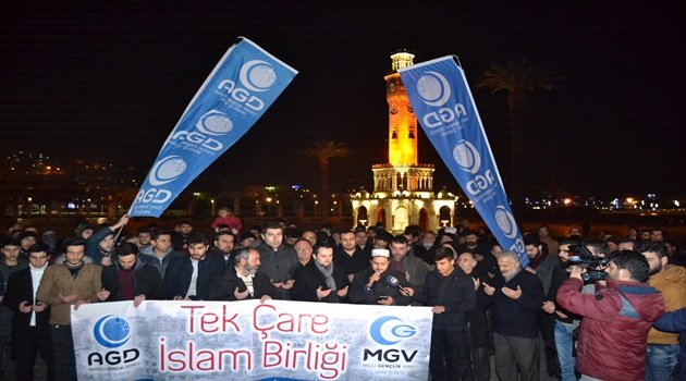 AGD İzmir Şubesi terörü ve Halep’teki katliamları lanetledi