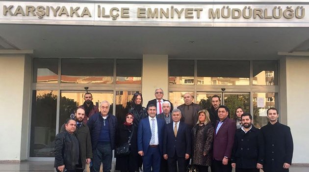 Ak Parti Karşıyaka'dan Karşıyaka Emniyet Müdürlüğüne Taziye Ziyareti