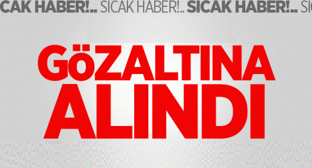 AK PARTİLİ BAŞKAN GÖZALTINDA!