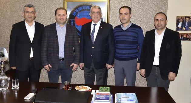 AK Partili Kalkan'dan Memur-Sen'e ziyaret
