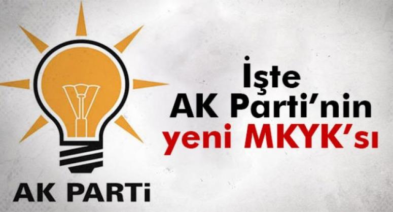 AK PARTİ'NİN YENİ MKYK'SI AÇIKLANDI!
