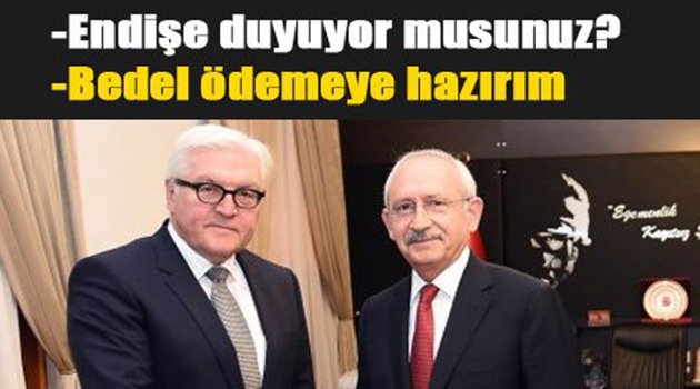 Alman Bakan, Kılıçdaroğlu'na Sordu
